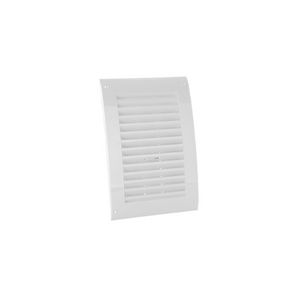 Afsluitbaar ventilatierooster 250x170mm wit