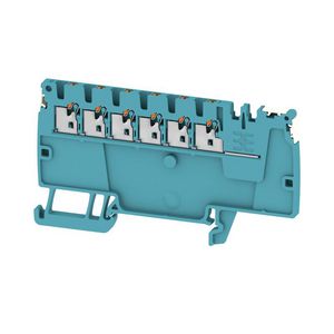 Doorvoer klem p.PUSH IN blauw 1.5mm² 17.5A 500 V, VVE=50