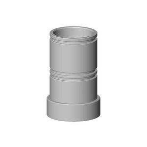 Opname lotiondispenser Inbouw met rozet 30x38mm Champagne