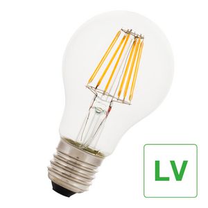 LED FIL A60 E27 DIM 24V-28V AC/DC 6W 690lm (53W) 827 Helder