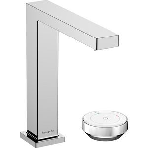 Tecturis E 2-gats wastafelkraan 150 CoolStart met afvoer chroom