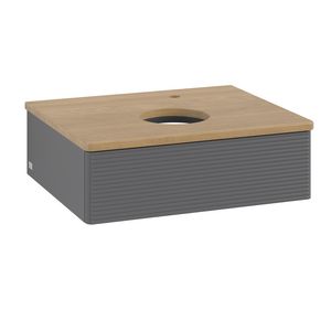 Wastafelonderkast Antao 600x190x500mm Antr. Matt Lacquer L07151GK