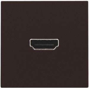 Afwerkingsset met HDMI-naar-HDMI-aansl. dark brown