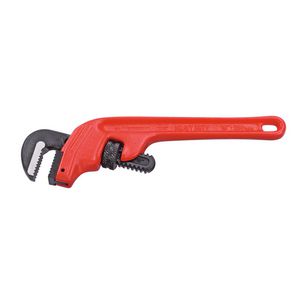 Verstelbare pijptang 10"heavy duty" gebogen model