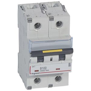 Installatieautomaat 2-polig B-karakteristiek 100A 10000A/16kA DX³ DIN