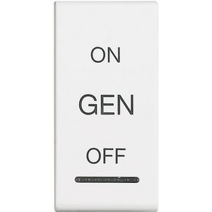Wipschakelaar ON/OFF GEN 1 module wit Livinglight VVE=10