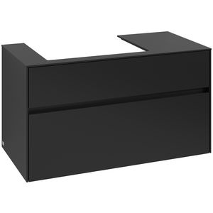 Wastafelonderkast Collaro 1000x548x500mm Volcano Black C017B0VL