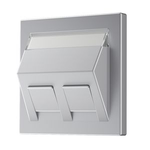 Afdekking LS-alu.gelakt slagv.v.mont. adapt.