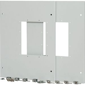 Frontplaten voor 2x IZMX16 vast B=1000mm