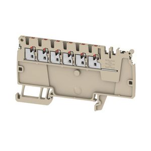 Doorvoer klem p.d.beige 1.5mm² 17.5 A, 2675340000 VVE=50
