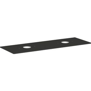 Console 1560x550mm m 2 uitsp.en Waskom zonder kraangat Xelu Q
