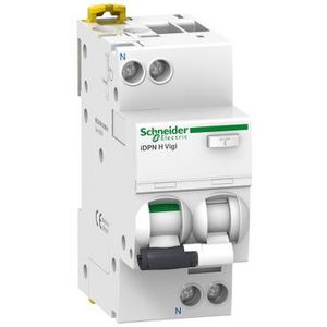Aardlekautomaat 1-polig + Nul 16A/300mA C-Karakteristiek iDPN H