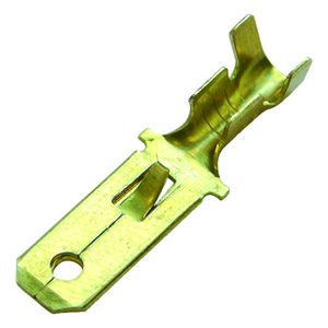 Zak a 200st. Vlaksteker met vergrendeltong 6,3x0,8 280105