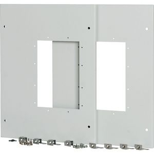 Frontplaten voor 2x IZMX16 uitrijdbaar B=1000mm