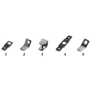 Zak a 200st. Vlakstekker mess. vert. 90gr. 6,3x0,8mm 280194