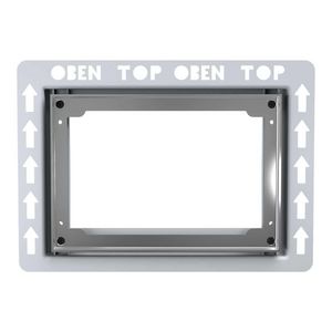 Inbouwramen bedieningsplaten Type I chroom glans