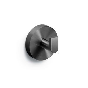 Set a 2st. kledinghaken FLAT gunmetal geborsteld PVD