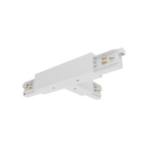 Spanningsrail ONE TRACK T-voeding binnen/links 9015 dali wit