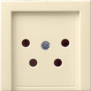 Afdekking KPN-aansluitdoos 4-p System 55 creme wit
