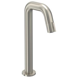 Fonteinkraan PACT contour staand L-size sprong 116mm highriser geborsteld nickel
