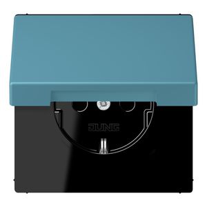 Wandcontactdoos met R/A klapdeksel slagvast LC32031