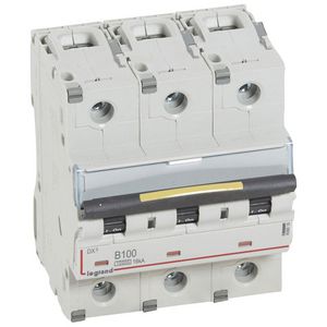 Installatieautomaat 3-polig B-karakteristiek 100A 10000A/16kA DX³ DIN