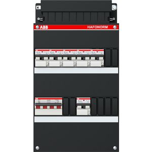 Installatiekast 6x 16A/30mA + HS 3-f