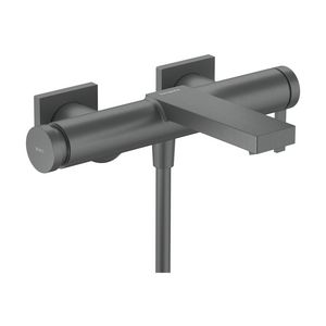 Tecturis E 1-hendel badmengkraan hoh 150mm  Brushed Black Chromeincl. s-kopppelingen