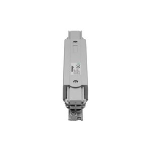 I-shape connector voor 3-fase rails zilver