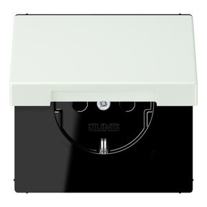 Wandcontactdoos met R/A klapdeksel slagvast LC32024