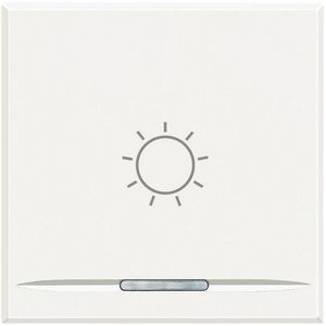 Wipschakelaar Verlichting 1f 2 modulen Axolute White VVE=10