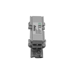 Interieur connector voor 3-fase rails zilver