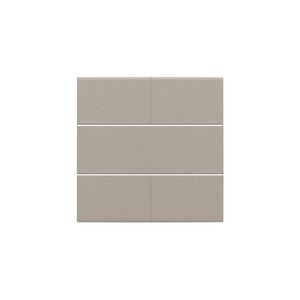 Afwerkingsset voor 4-voudige potentiaalvrije drukknop 24V claystone textured
