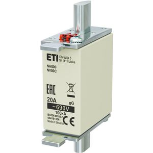 Zekering 690V 20A NH00 C gG VVE=3