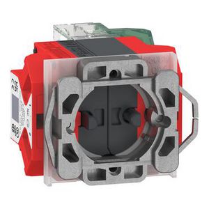 Harmony 9001K KR/SKR18 Noodstop niet-verlicht 2NC+1NO voorge