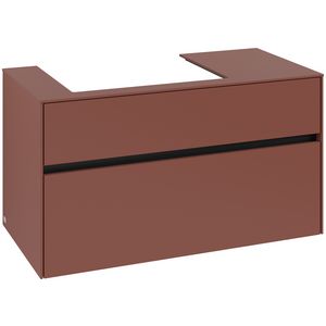 Wastafelonderkast Collaro 1000x548x500mm Wine Red C01700AH