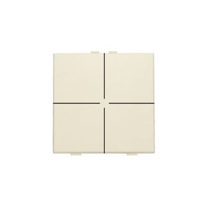 4-voudig drukknop Home Control cream