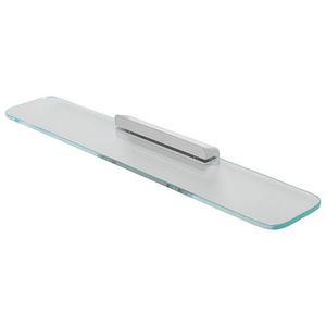 Planchet 600mm chroom met transparant glas SHIFT