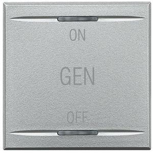 Wipschakelaar ON-GEN-OFF 2f 2 modulen Axolute Tech VVE=10