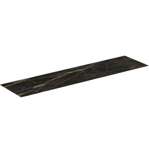 Conca keramisch afdekblad 2000x505x6mm zonder uitsnijding black marble