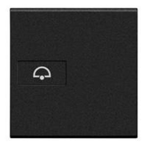 Toets bel axiaal 2 modulen antraciet Livinglight