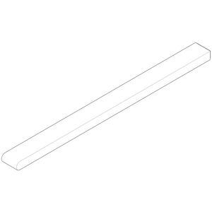 Handdoekhouder Stang 15x25x390mm chr geborsteld