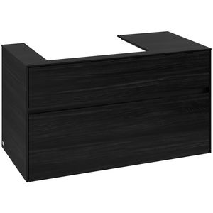 Wastafelonderkast Collaro 1000x548x500mm Black Oak C01700AB