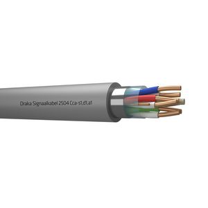 Haspel a 500m. signaal kabel afg Cca gy# 4x2x0,8mm 2504