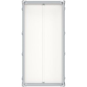 Kast alleen met achterwand 4PW/14GU/D4 RAL7035
