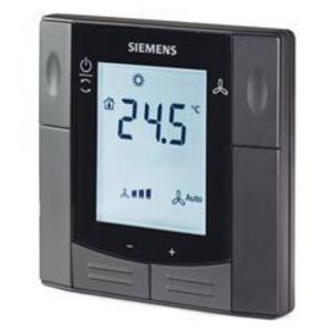 Flush-mount kamer thermostaat 2-4-pijps fancoils zwart