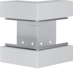 Buitenhoek staal voor goot BRS 65x170mm lichtgrijs