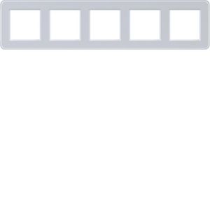 Afdekraam 5-voudig C.8 glas lichtwit mat
