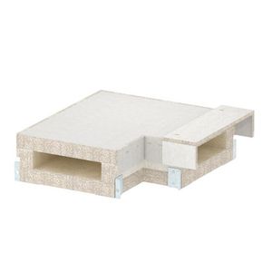 Bocht 90gr voor BSKH09-K0521 50x210 glasvezel grijs