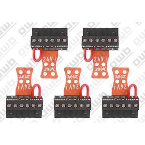 Set a 5st. Connector 6-wegklep 0020097304